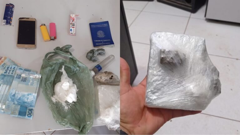 Homem é preso suspeito de comercialização de entorpecente no bairro da liberdade em Itaituba, no PA