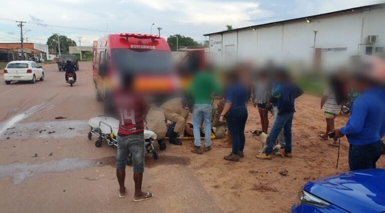 Colisão entre motocicletas deixa três pessoas feridas na Estrada do BIS em Itaituba,  no PA
