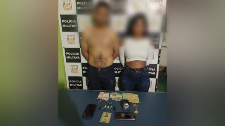 Casal é preso por tráfico de entorpecente e falsidade ideológica na região garimpeira de Itaituba