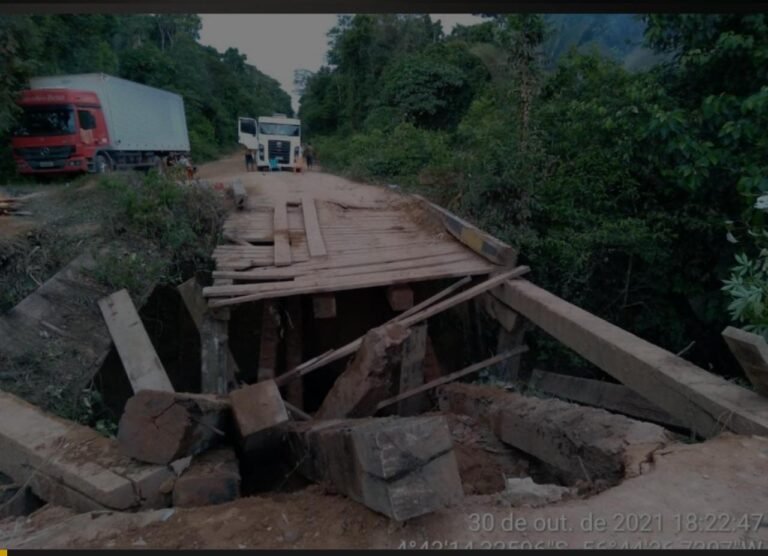 PM presta apoio à manifestação em trecho da BR-230, entre Itaituba e Jacareacanga