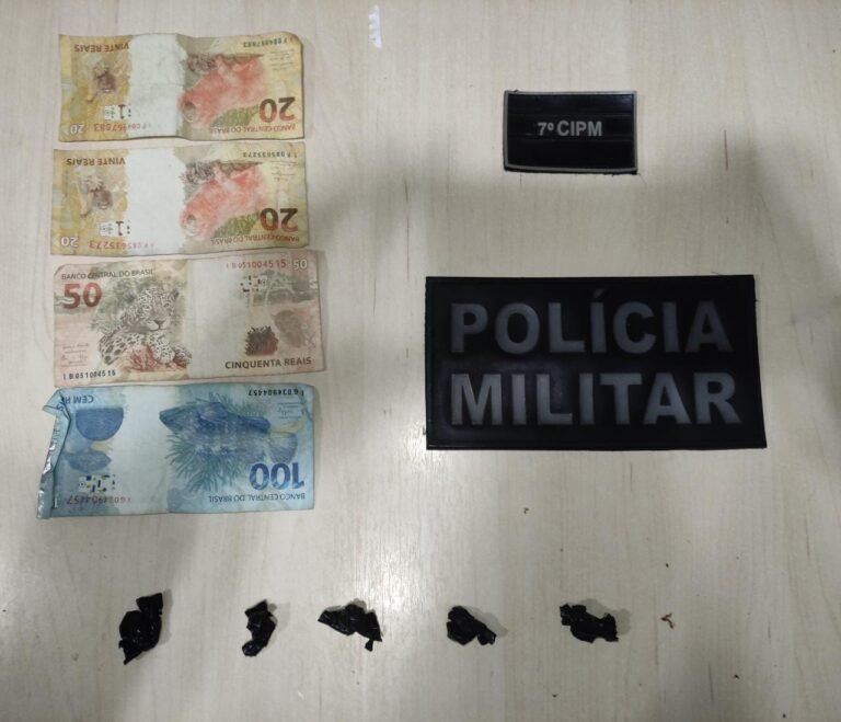 Dupla é presa suspeita de envolvimento com tráfico de entorpecentes em Novo Progresso, PA