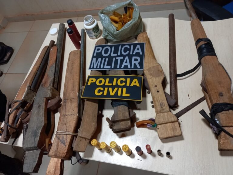 ‘Operação Madre’ apreende vários armamentos de fabricação caseira em Rurópolis, no PA
