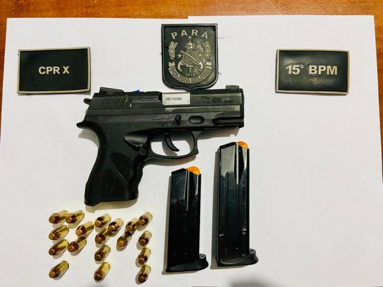 Após denúncia de ameaça, PM apreende arma de fogo em zona rural de Itaituba