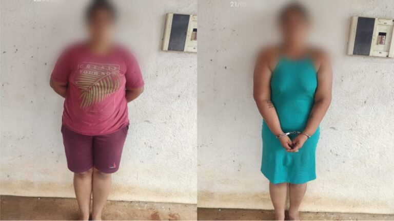 Madrasta e enteada são detidas suspeitas de envolvimento com tráfico de drogas em Moraes Almeida