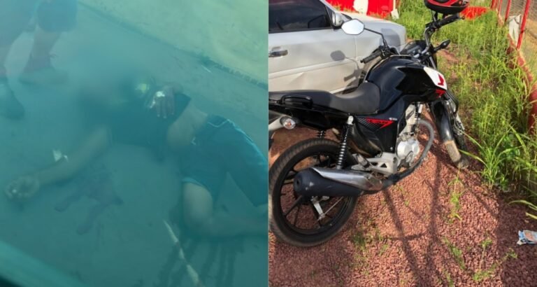 Motociclista desequilibra e se choca em mureta de contenção na rodovia Transamazônica em Itaituba