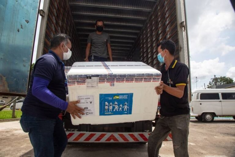 Pará recebe mais vacinas contra a Covid-19 nesta terça-feira (07)