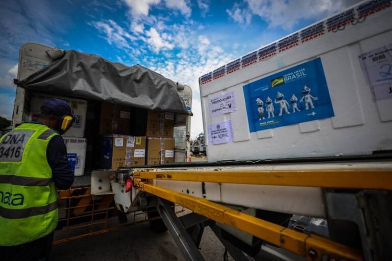 Pará recebe mais de 190 mil doses de vacinas contra a Covid-19 nesta quarta-feira (08)