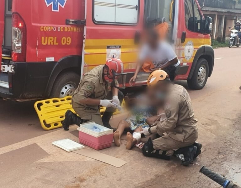 Motociclista atropela idosa de 68 anos no Bairro Piracanã, em Itaituba