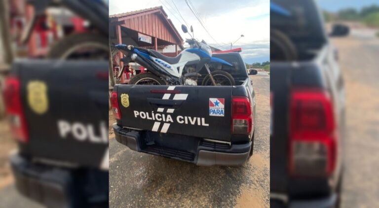Moto furtada é recuperada pela Policia Civil em Itaituba