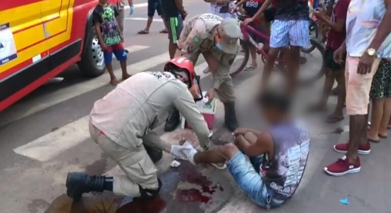 Motociclista avança preferencial e causa acidente em Itaituba, no PA