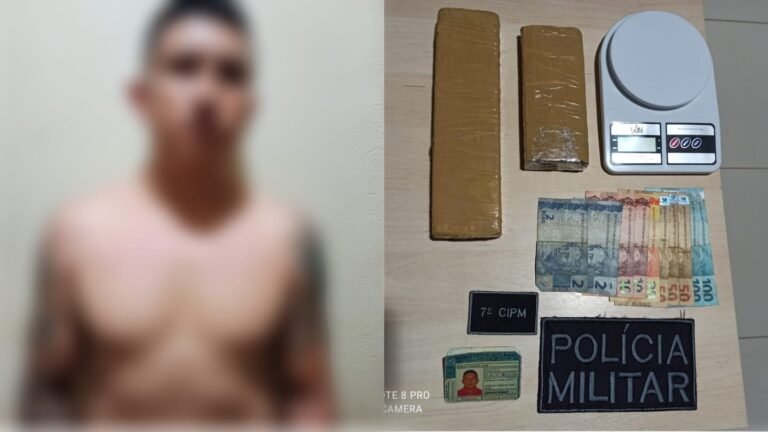 Prisão em flagrante por tráfico de drogas em Novo Progresso
