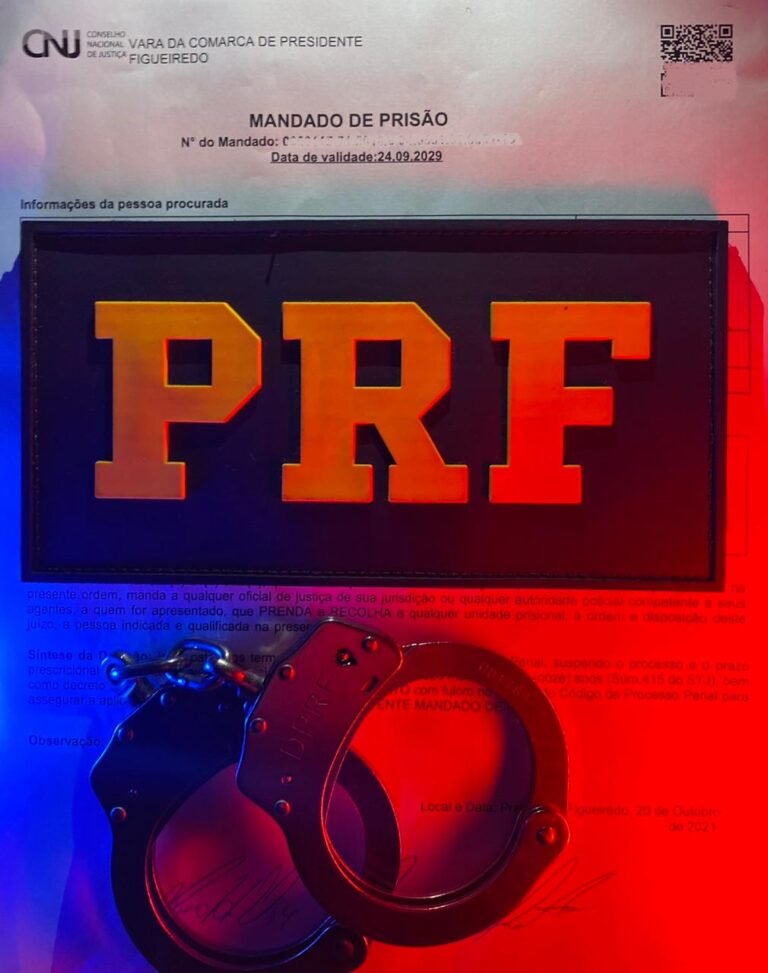 A polícia Rodoviária Federal prendeu um foragido da justiça na Rodovia Transamazônica