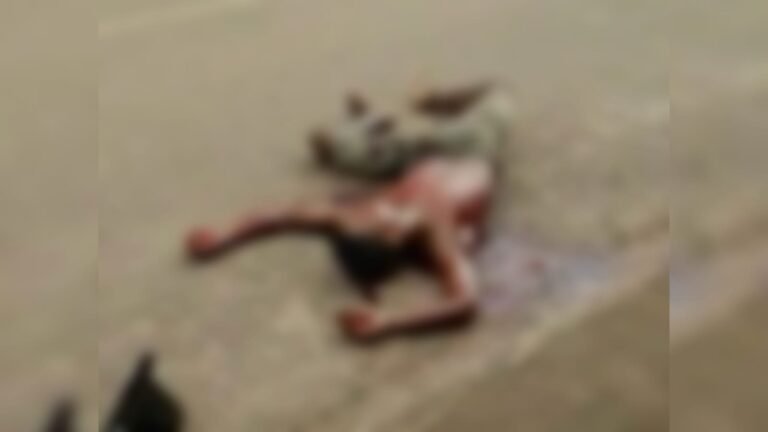 Vídeo: Homem é esfaqueado em via pública em Novo Repartimento