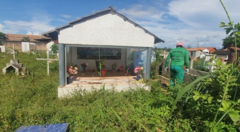 Vândalos furtam vidraça de jazigo no cemitério São Francisco em Itaituba, no PA