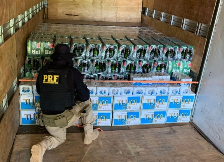 Carga de cerveja sem nota foi apreendida pela PRF em Santarém