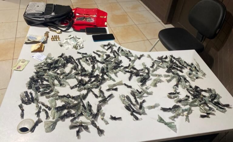 Grávida de cinco meses é presa no Distrito de Miritituba por suspeita de tráfico de drogas 