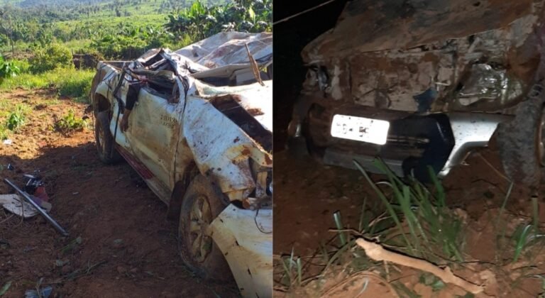 Veículo colide em poste de energia elétrica e duas pessoas morrem e outras duas ficam feridas em Trairão, no PA