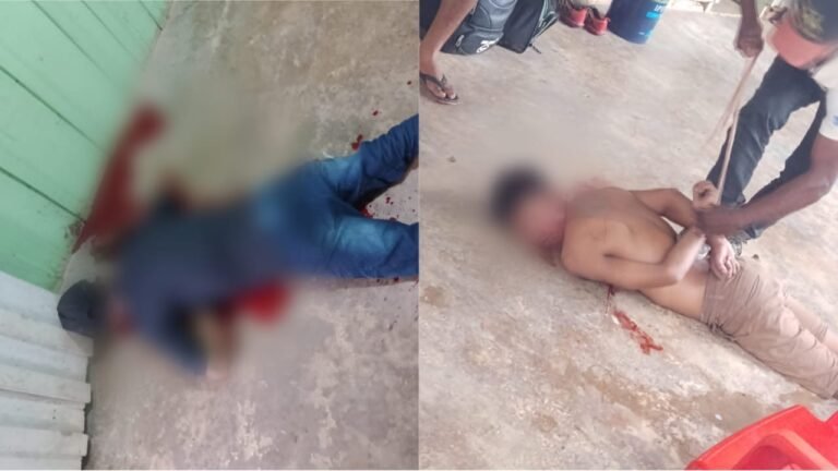 Filho mata pai a facadas na Comunidade Três Bueiras em Trairão PA