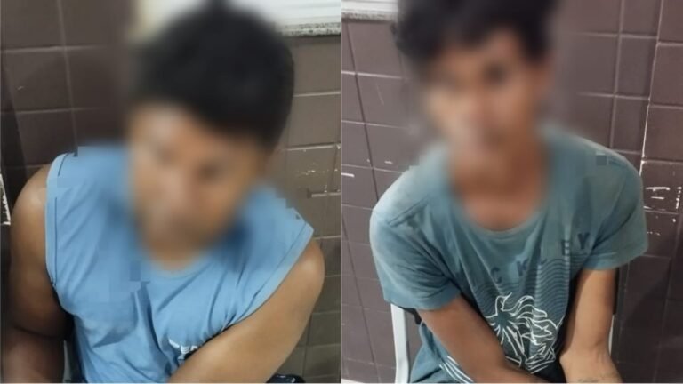 Dois homens foram presos por furto a residência