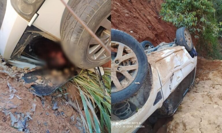Homem é assassinado e carro com seu corpo é jogado de ribanceira em Rodovia Transgarimpeira de Itaituba