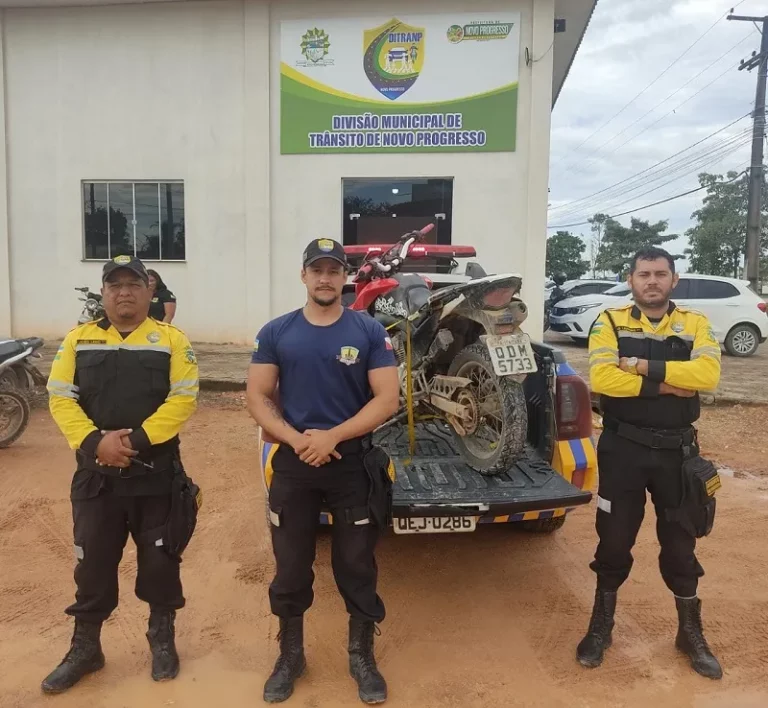 Moto roubada em Itaituba é recuperada em abordagem e suspeito é preso em Novo Progresso