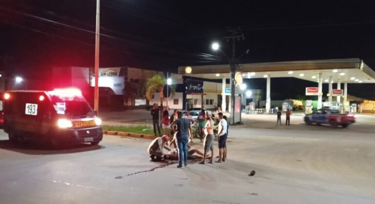 Duas pessoas ficam feridas após bater em quebra-molas na rodovia Transamazônica em Itaituba, no PA
