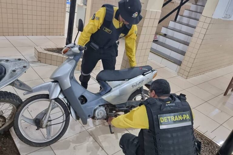Detran e órgãos parceiros recuperam motos roubadas no interior do Pará