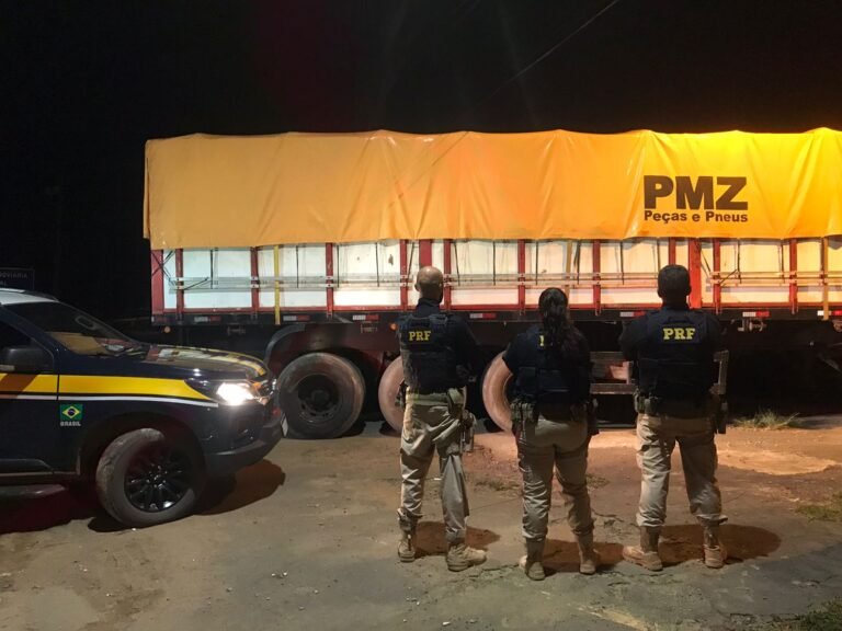 PRF apreende mercadoria sem Nota Fiscal na BR 163 em Santarém PA