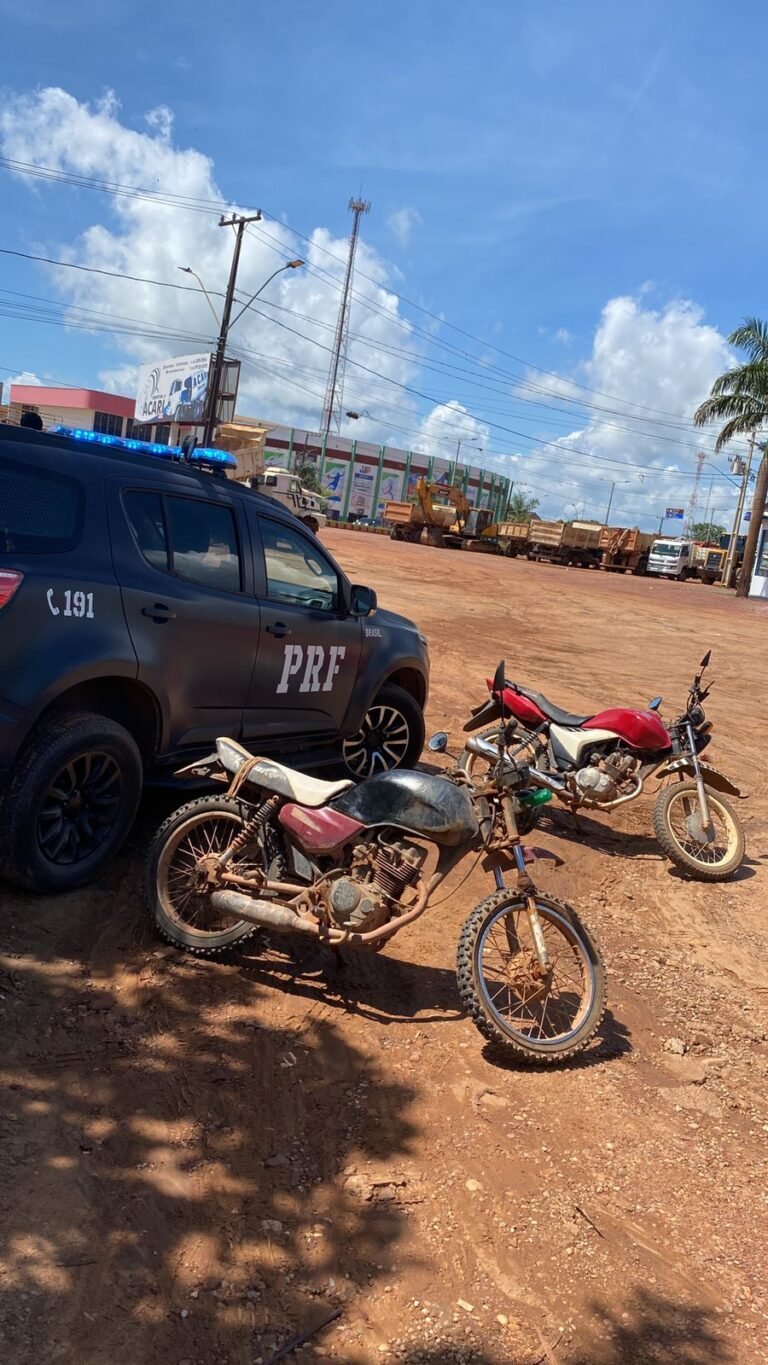 PRF apreende motocicletas adulteradas na BR 230 em Itaituba PA