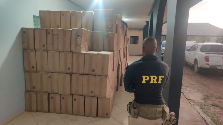 215 mil carteiras de cigarros contrabandeados foram apreendidas, em Vitória do Xingu/PA