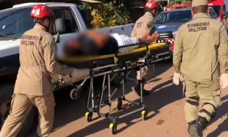Homem de 59 anos fica com suspeita de fratura após colidir em caminhão em Itaituba, no PA