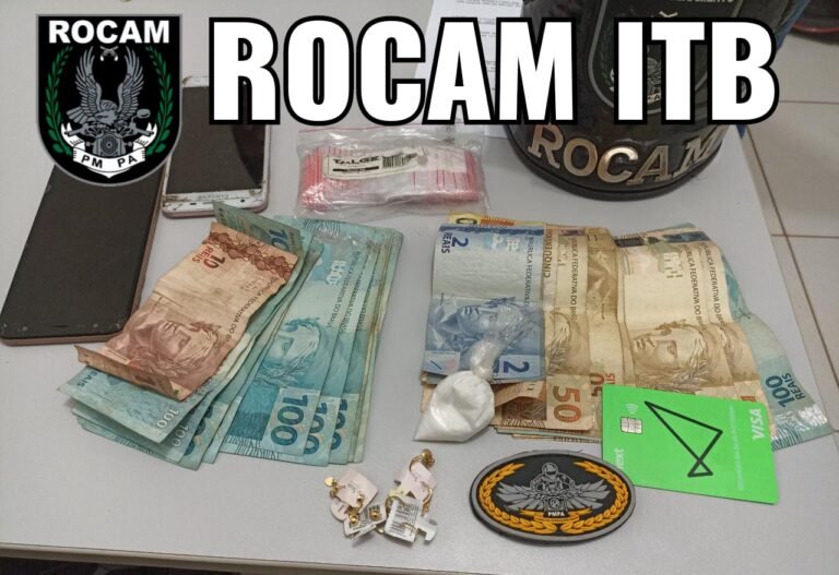 Dupla é presa em flagrante por tráfico de drogas em Itaituba