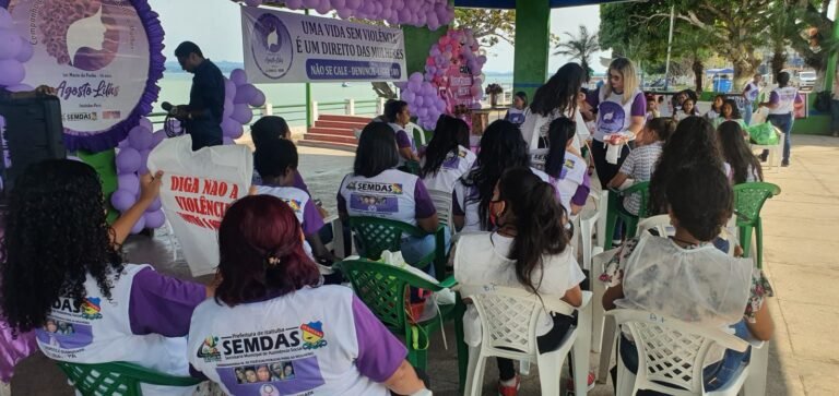 Campanha Agosto Lilás combate violência contra mulher em Itaituba 