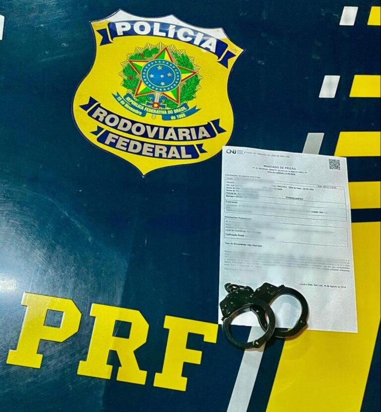 PRF de Santarém prende homem em cumprimento à mandado de prisão