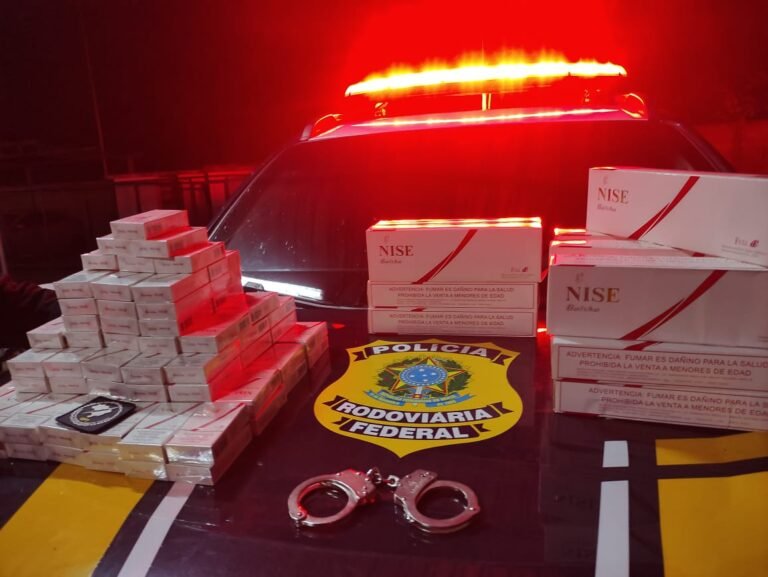 Passageiro é preso contrabandeando cigarros importados na BR 163