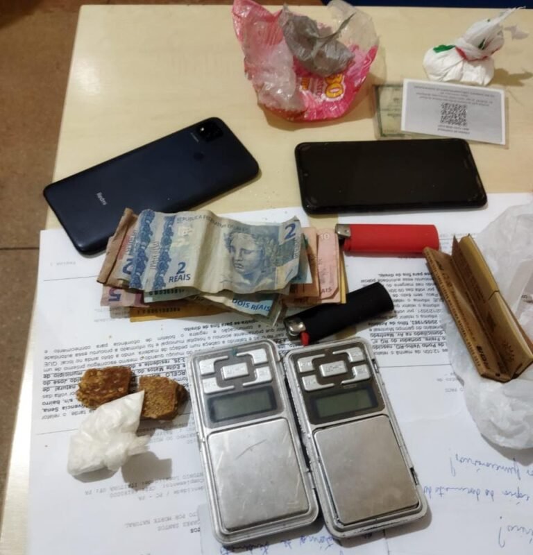 Duas pessoas foram presas por tráfico de drogas em Jacareacanga