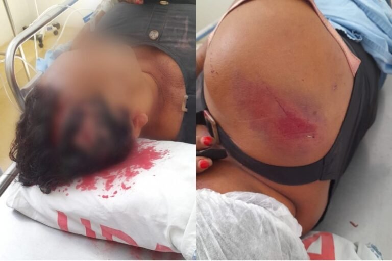 Mulher é espancada por vizinho no meio da rua em Altamira, no PA