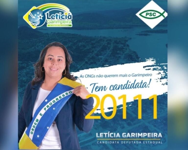 Letícia Garimpeira é candidata a Deputada Estadual pelo PSC