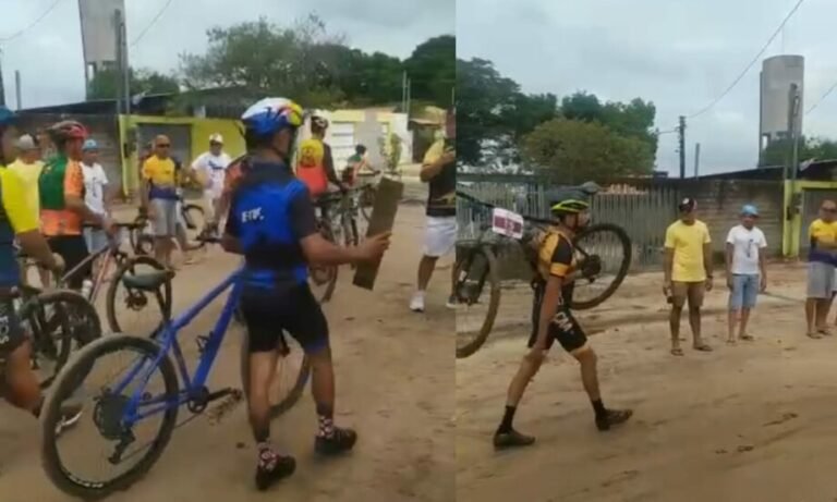 Ciclistas Itaitubenses são surpreendidos por armadilha durante competição em Santarém, no PA