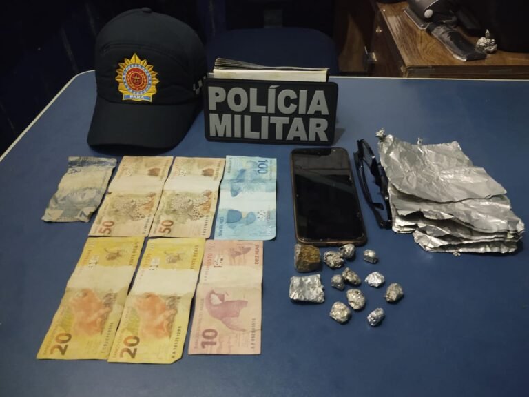 Casal é preso suspeito de tráfico de drogas na comunidade Cuiú-cuiú