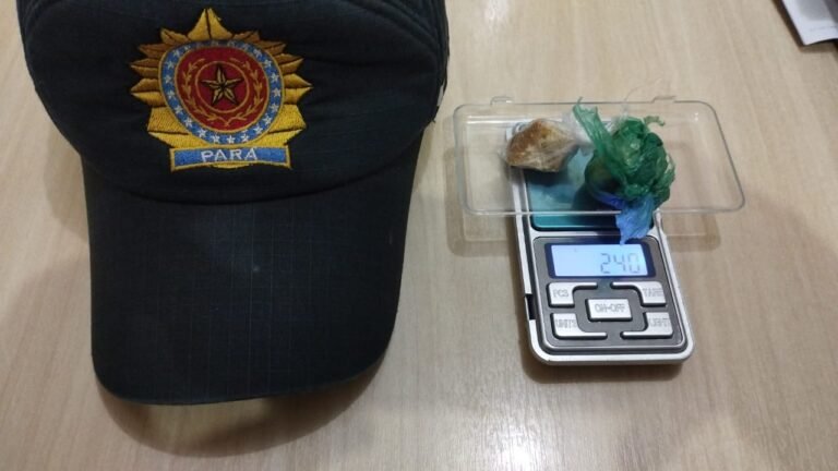 Homem suspeito de comercialização de entorpecente é preso pela PM em Jacareacanga, no PA