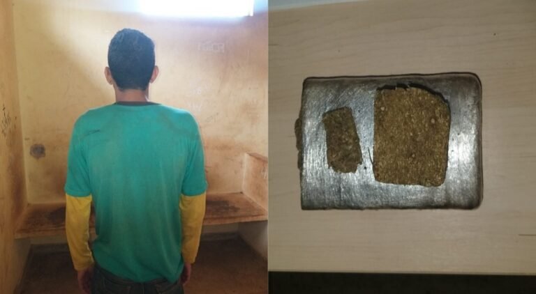 Homem é preso suspeito de tráfico de drogas em Trairão, no PA