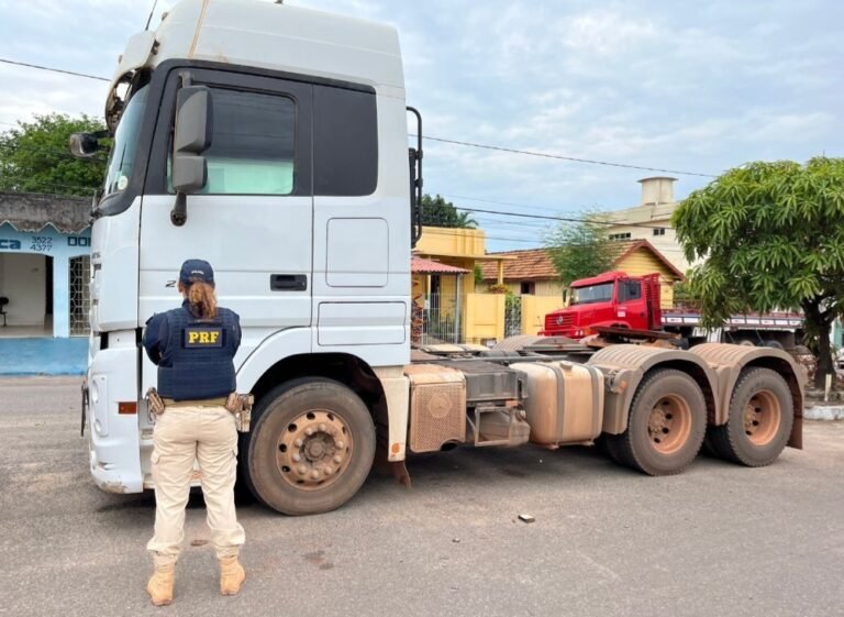 Homem é detido pela PRF por apropriação indébita de caminhão em Santarém, no PA