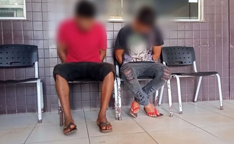 Dupla é presa na “borracharia do tráfico” no Distrito de Campo Verde