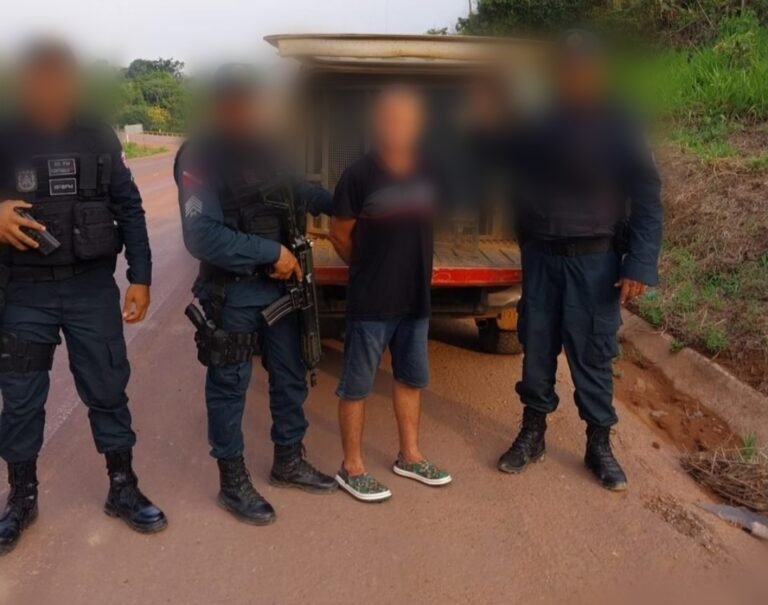Homem suspeito de assassinar caminhoneiro é preso pela PM em Trairão, no PA