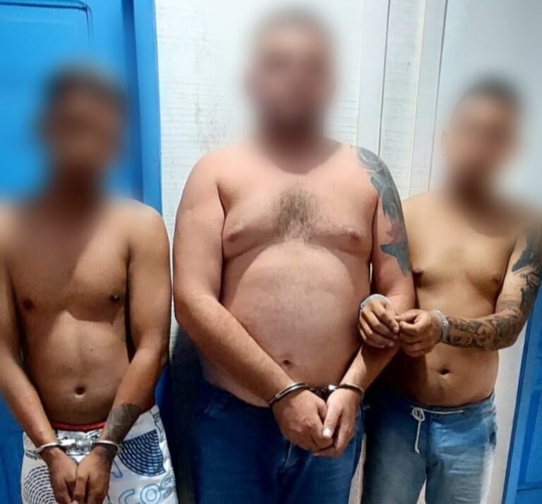 Trio é preso suspeito de tráfico de drogas na região garimpeira em Itaituba, no PA