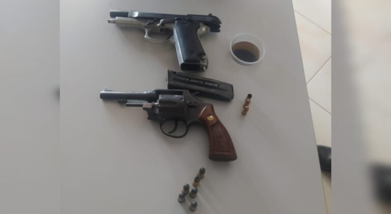 Duas pessoas foram detidas por porte ilegal de arma de fogo em Itaituba, no PA