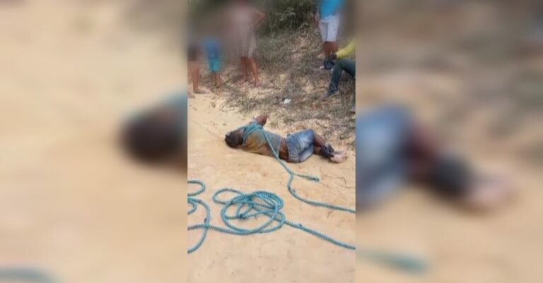Vídeo: Trabalhador reage a assalto e bandido se dá mal