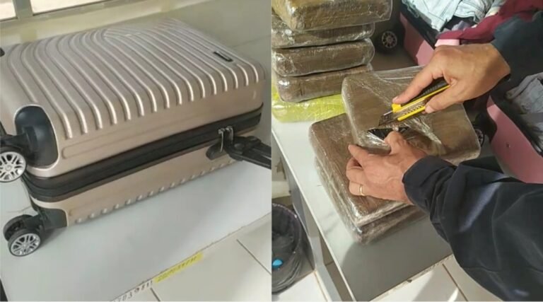 Vídeo: PRF apreende cerca de 12 kg de maconha