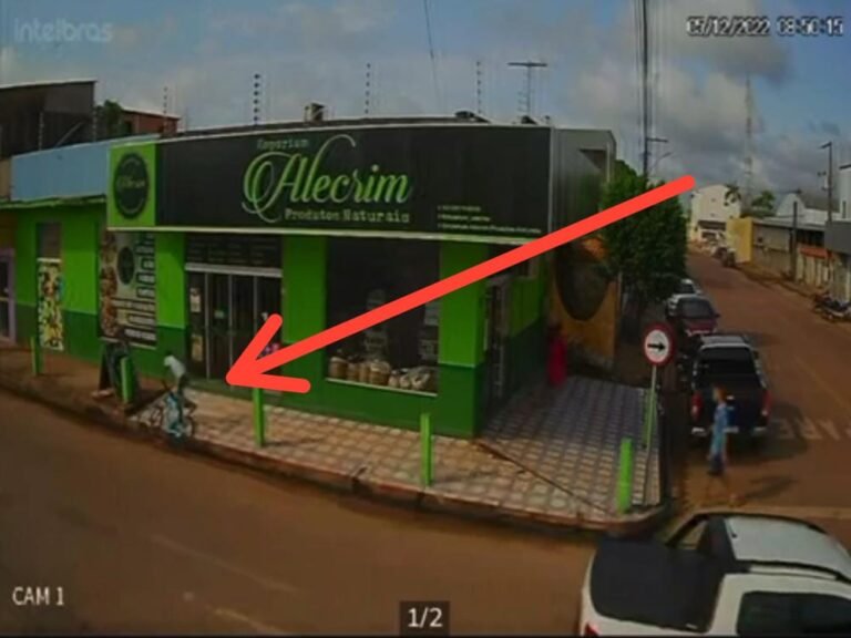 Ladrão é flagrado furtando bicicleta no bairro Bom Remédio em Itaituba, no PA